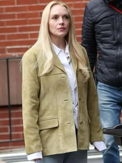Count My Lies Lindsay Lohan Suede Blazer