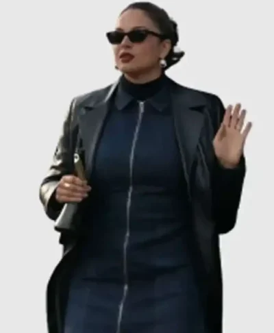 Crap Happens 2026 Dalia Cakmak Black Leather Coat