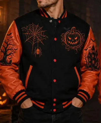 Custom Halloween Varsity Jacket