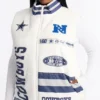 Dallas Cowboys White Puffer Vest