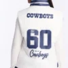 Dallas Cowboys White Puffer Vest