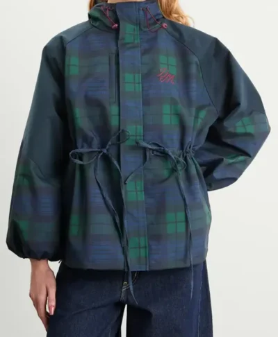 Damson Madder Hooded Rain Coat