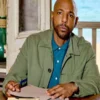 Death in Paradise Don Gilet Green Cotton Jacket