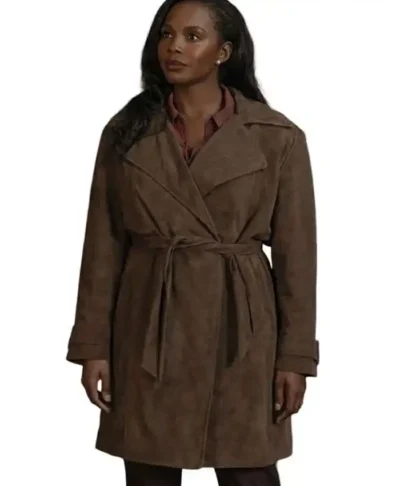 Deborah Ayorinde Fightland Brown Trench Coat