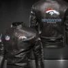 Denver Broncos NFL Multi-Color Leather Jacket