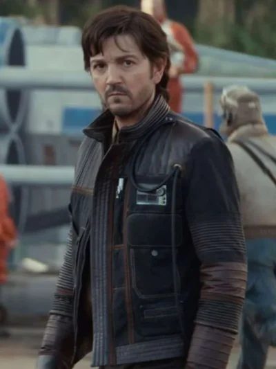 Diego Luna Andor Season 2 Leather Jacket