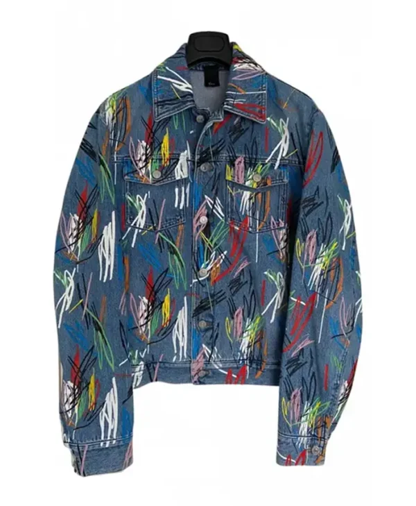 Dior Homme SS15 Scribbled Artwork Jacket