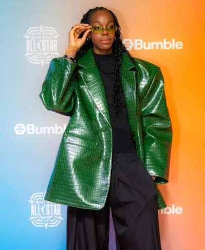 Dominique Malonga WNBA All-Star Weekend 2026 Green Blazer