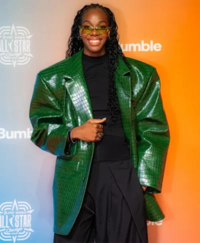 Dominique Malonga WNBA All-Star Weekend 2026 Green Blazer