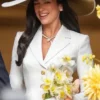 Dua Lipa London White Blazer