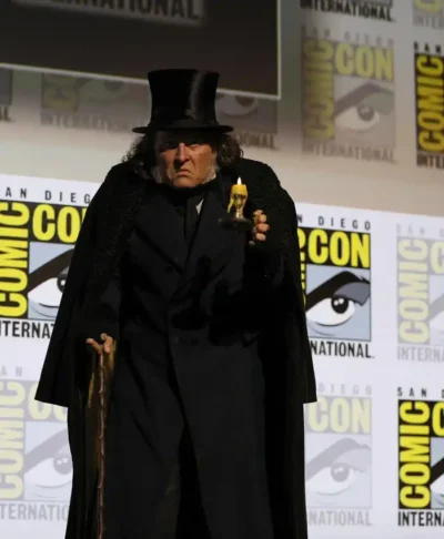 Ebenezer 2026 Johnny Depp Black Coat