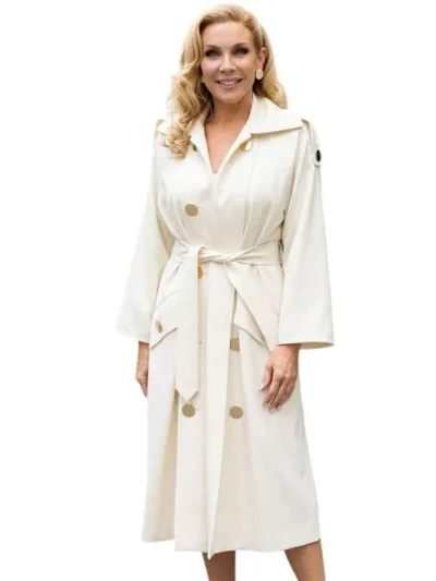 Elle 2026 June Diane Raphael Wool Trench Coat