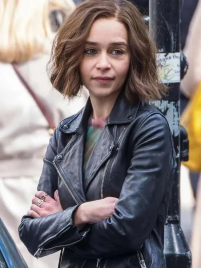 Emilia Clarke Secret Invasion Leather Jacket