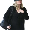 Emily Blunt NYC Airport Black Jacket