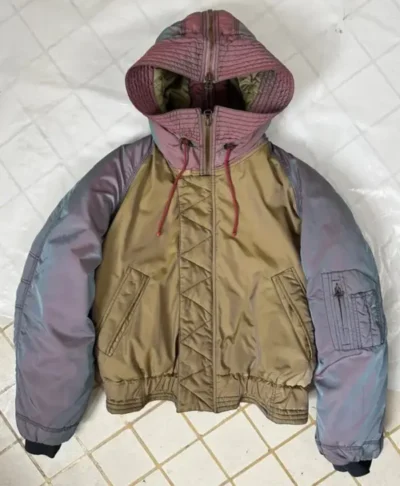 Emporio Armani AW93 Iridescent N2B Bomber Jacket