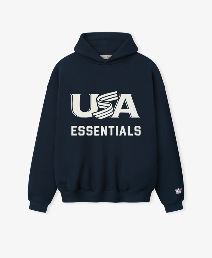 Essentials USA Baseball Sport Hoodie