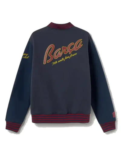FC Barcelona Blue Bomber Jacket