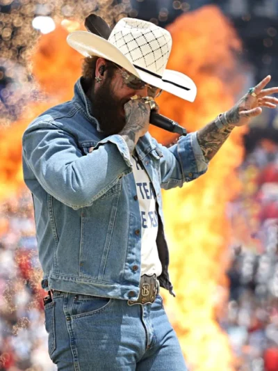 FIFA World Cup 2026 Final Post Malone Denim Jacket