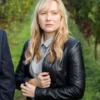 Fern The Brokenwood Mysteries Black Leather Jacket