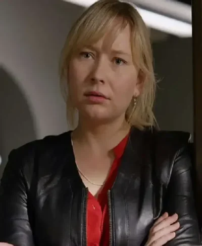 Fern The Brokenwood Mysteries Black Leather Jacket