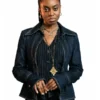 Fightland 2026 Anita Joy Uwajeh Blue Denim Jacket