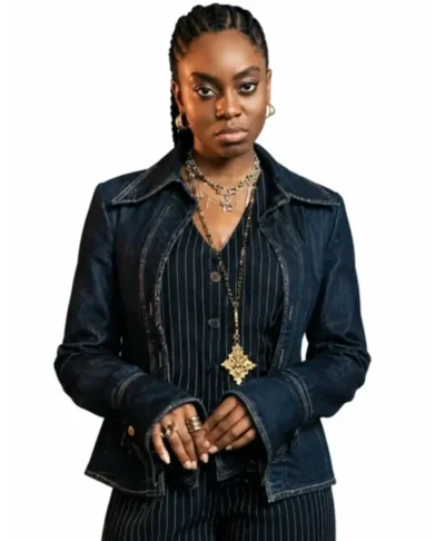 Fightland 2026 Anita Joy Uwajeh Blue Denim Jacket