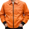 Flame Skull Leather Jacket