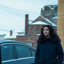 For Sale Evelyn Foley Mayor of Kingstown S04 Blue Parka Jacket