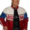 Gabrielle Figueiredo Arsenal Biker Leather Jacket