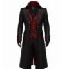 Gothic Vampire Embroidered Coat