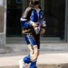Hailee Steinfeld Versace Blue Tracksuit