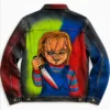 Halloween Chucky Blue Denim Jacket