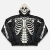 Halloween Skull Black Bomber Jacket