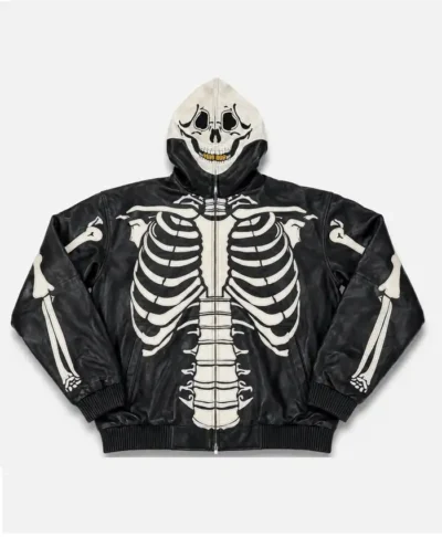 Halloween Skull Black Bomber Jacket