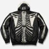 Halloween Skull Black Bomber Jacket