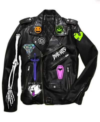 Halloween Spiked Leather Jacket
