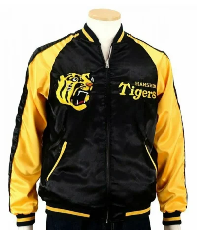 Hanshin Tigers Varsity Satin Jacket