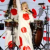 Hayley Williams Polka Dot Coat