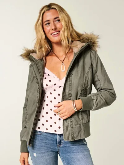 Hollister Faux jacket