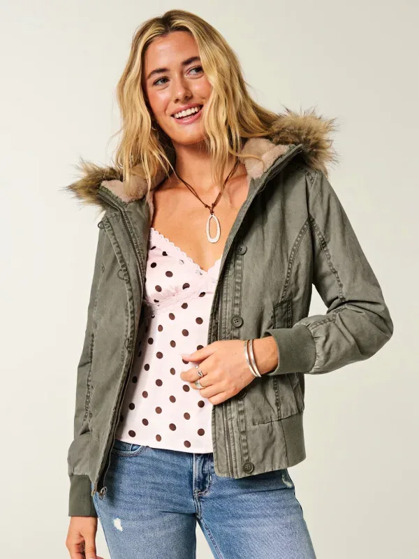 Hollister Faux jacket
