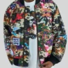 Hybrid Camo Multi Badge Padded MA-1 Jacket