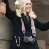 I Play Rocky 2026 AnnaSophia Robb Black Wool Coat