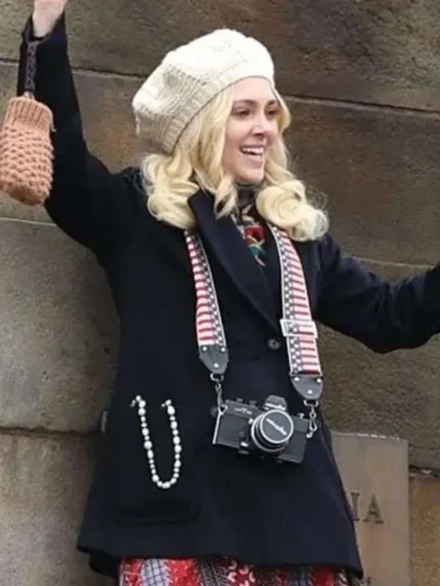 I Play Rocky 2026 AnnaSophia Robb Black Wool Coat