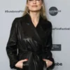 I Want Your Sex Olivia Wilde Leather Trench Coat