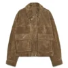 In the City Season 1 Amanda Batula Brown Suede Jacket