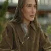 In the City Season 1 Amanda Batula Brown Suede Jacket