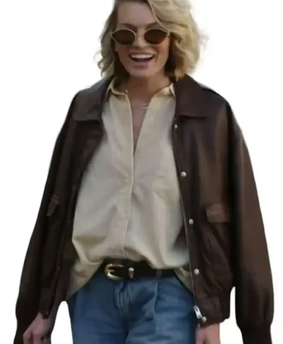 In the City Season 1 Lindsay Hubbard Brown Leather Jacket