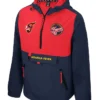 Indiana Fever Navy Quarter-Zip Jacket