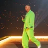 J Balvin Paris Final Show 2026 Green Suit