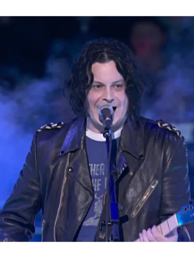 Jack White Halftime Show Leather Jacket